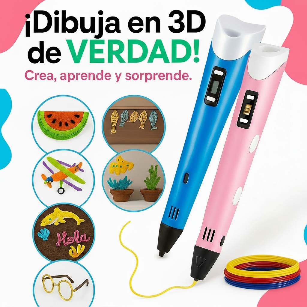 Bolígrafo 3D para impresión de Objetos