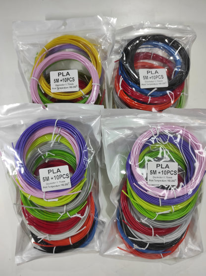 Pack de 10 filamentos PLA de color de 1,75 mm - additional image 5