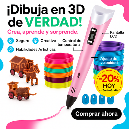 Bolígrafo 3D para impresión de Objetos