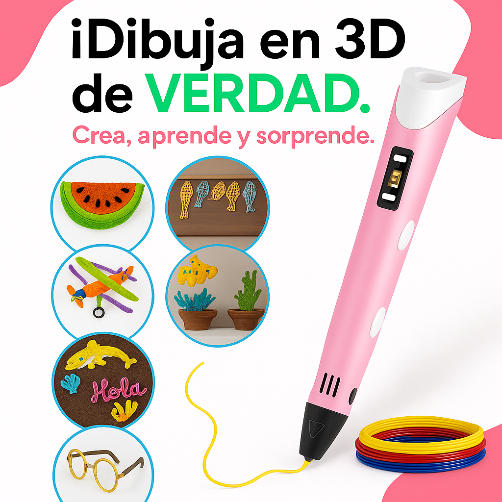 Bolígrafo 3D para impresión de Objetos